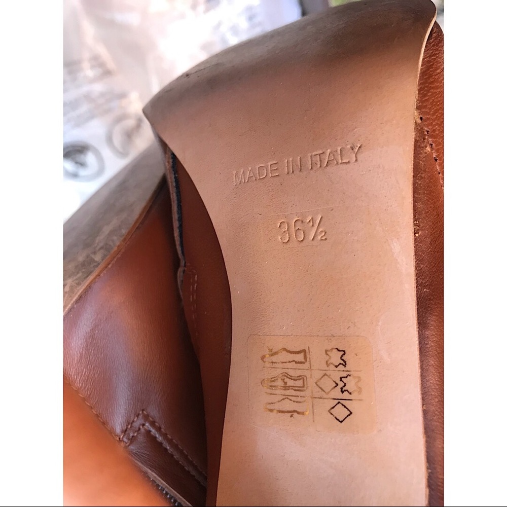 BCBGMAXAZRIA Cognac Knee High Leather Boots - SOLD - Picture 9 of 10